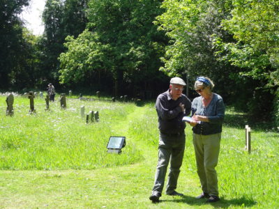 Harriet Carty talks grassland management at Whitton, Shropshire