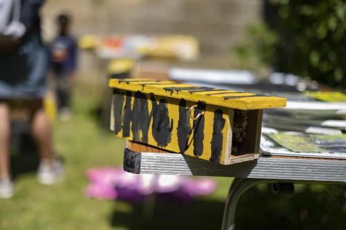 Insect Hotel making at Bradford Cathedral